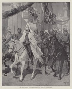The German Emperor passing through Jerusalem on his Way to Bethlehem